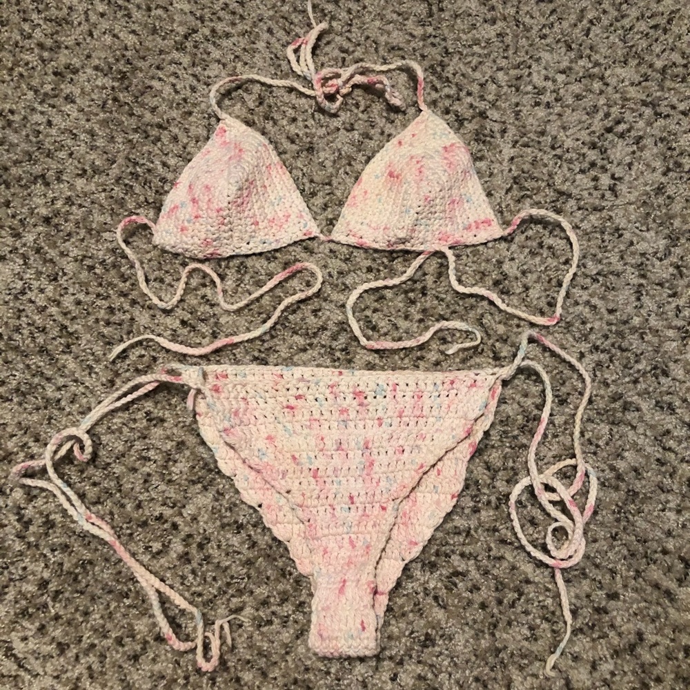 Handmade crochet bikini set